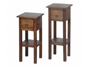 CLASSIC Stand - Τραπεζάκι Βοηθητικό H.65cm - 1 Συρτάρι