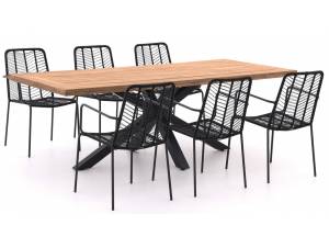 Set 7 τεμ. Τραπεζαρία Αλουμινίου - TEAK