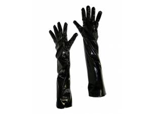 Γάντια Μαύρα Γυαλιστερά 50cm