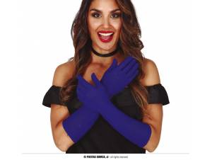 Γάντια Μπλε Μακριά