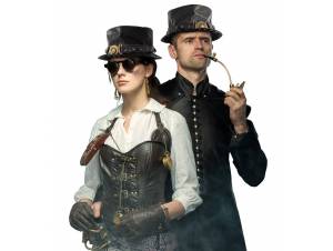 Καπέλο SteamPunk Δερματίνη