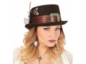 Καπέλο SteamPunk Τσόχινο