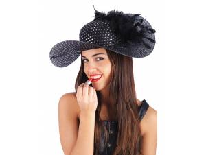 Καπέλο Μαύρο Με Πούλιες &...