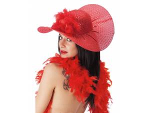 Κόκκινο Καπέλο Με Πούλιες &...