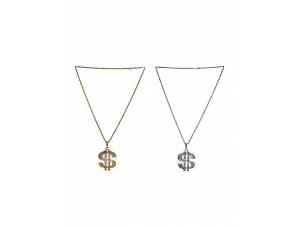 Κολιέ Δολάριο Σε Δυο Χρώματα