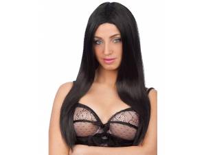 Μαύρη Περούκα Μακριά Με...