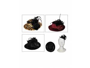 Μίνι Καπέλο Τσάρλεστον Με Κλιπ