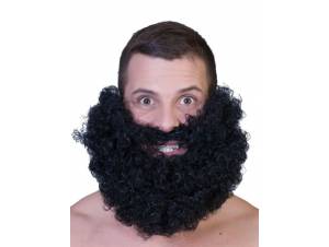 Μούσι Σγουρό Μαύρο Χρώμα