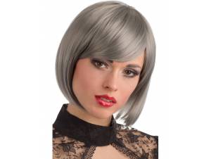 Περούκα Γκρι Καρέ Με...