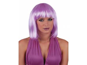 Περούκα Καρέ Με Αφέλειες Λιλά