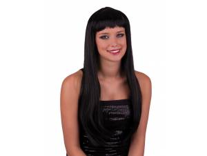 Περούκα Μαύρη Μακριά Με...