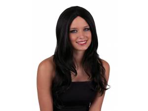 Περούκα Μαύρη Μακριά Με...