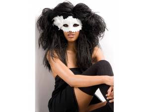 Περούκα Μαύρη Με Όγκο