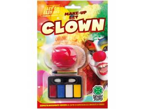 Σετ Μακιγιάζ Κλόουν Με Μύτη