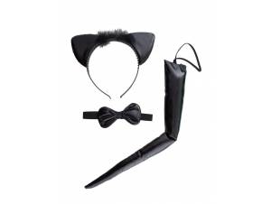 Σετ Μεταμφίεσης Γάτας 3τμχ