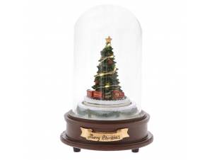 Στολισμένο δέντρο σε γυάλα...