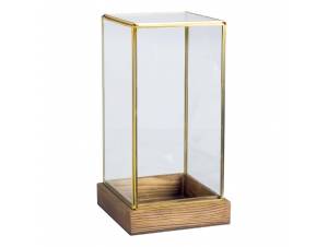 Βαση Ξύλινη με Γυάλα...