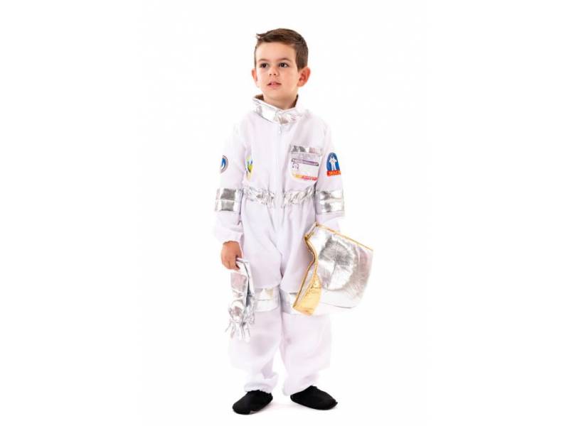 Αποκριάτικη άσπρη στολή αστροναύτης