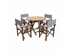 Τραπεζαρία Κήπου Ξύλινη Teak