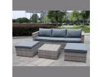 Set Καθιστικό από Αλουμίνιο Rattan
