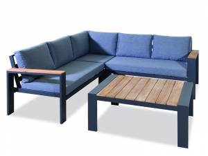 Γωνιακό Καθιστικό κήπου Αλουμινίου έπιπλα κήπου bigstore.gr