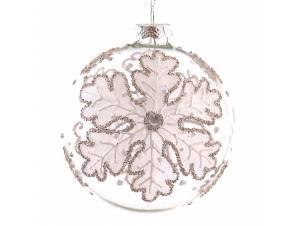 Γυάλινη διάφανη Μπάλα με...