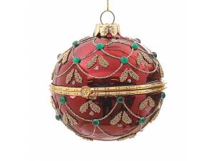 Γυάλινη πράσινη & κόκκινη...