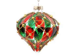 Μπάλα γυάλινη με glitter,...