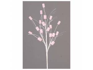 Κλαδί με ρόζ & άσπρο...