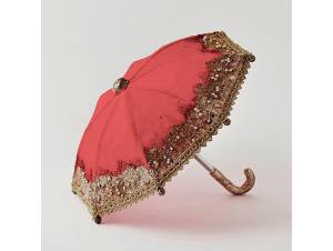 Βελούδινη ομπρέλα κόκκινη,...