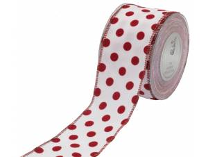 Κορδέλα Velvet Dots, 6.7...
