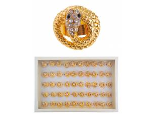 Δαχτυλίδι Φίδι Με Διακοσμητικά