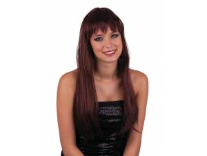 Περούκα Μακριά Καστανή Με...