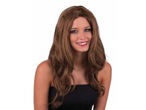 Περούκα Μακριά Καστανή Με...
