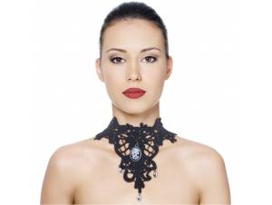 Τσόκερ Μαύρο Με Διακοσμητικό