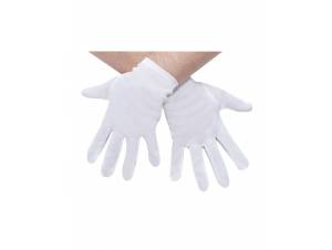 Αποκριάτικα γάντια Άσπρα Κοντά
