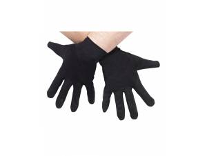 Αποκριάτικα γάντια Μαύρα Κοντά
