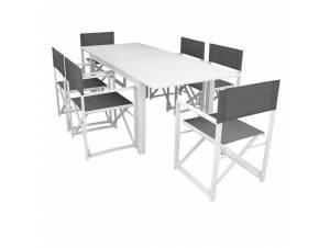 Τραπεζαρία Αλουμινίου επεκτεινόμενη DIR-MAD.150-210 x90 εκ. έπιπλα κήπου
