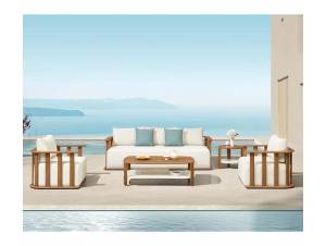 Set 5 τεμ. Σαλόνι κήπου Ξύλινο