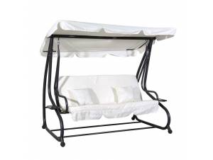 Μεταλλική 3 Θέσια Κούνια - Κρεβάτι κήπου έπιπλα κήπου bigstore.gr