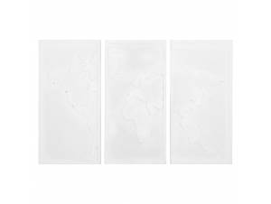 ΠΙΝΑΚΑΣ 3-ΠΤΥΧΟΣ WORLD MAP...