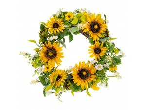  ΚΙΤΡΙΝΟ ΣΤΕΦΑΝΙ ΜΕ ΗΛΙΟΥΣ...