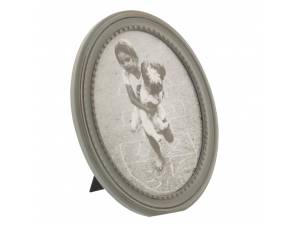  ΓΚΡΙ MDF ΟΒΑΛ ΚΟΡΝΙΖΑ 20Χ25ΕΚ