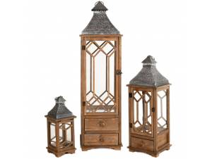  ΣΕΤ 3 ΚΑΦΕ ΞΥΛΙΝΟ ΦΑΝΑΡΙ...