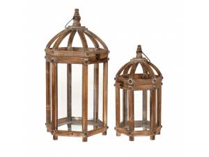  ΣΕΤ 2 ΚΑΦΕ ΞΥΛΙΝΟ ΕΞΑΓΩΝΟ...