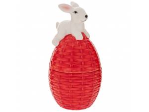  ΚΕΡΑΜΙΚΟΣ ΛΑΓΟΣ ΜΕ ΚΟΚΚΙΝΟ...