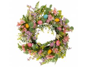  ΣΤΕΦΑΝΙ ΜΕ ΡΟΖ ΛΟΥΛΟΥΔΙΑ...