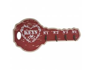 ΞΥΛΙΝΗ ΚΛΕΙΔΟΘΗΚΗ ΚΟΚΚΙΝΟ...