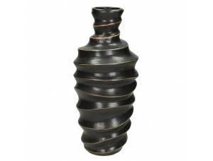 ΒΑΖΟ ΠΕΤΡΙΝΟ ΜΑΥΡΟ 13.3X30.3CM