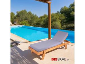 Ξύλινη ξαπλώστρα Teak
